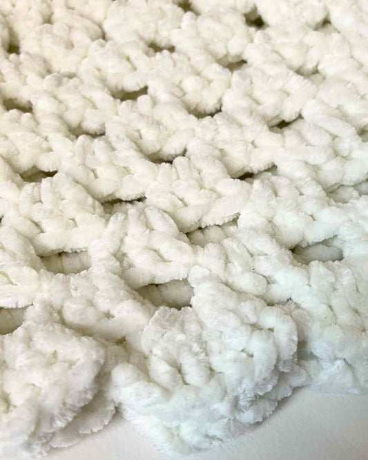 Chenille Crochet Beanie