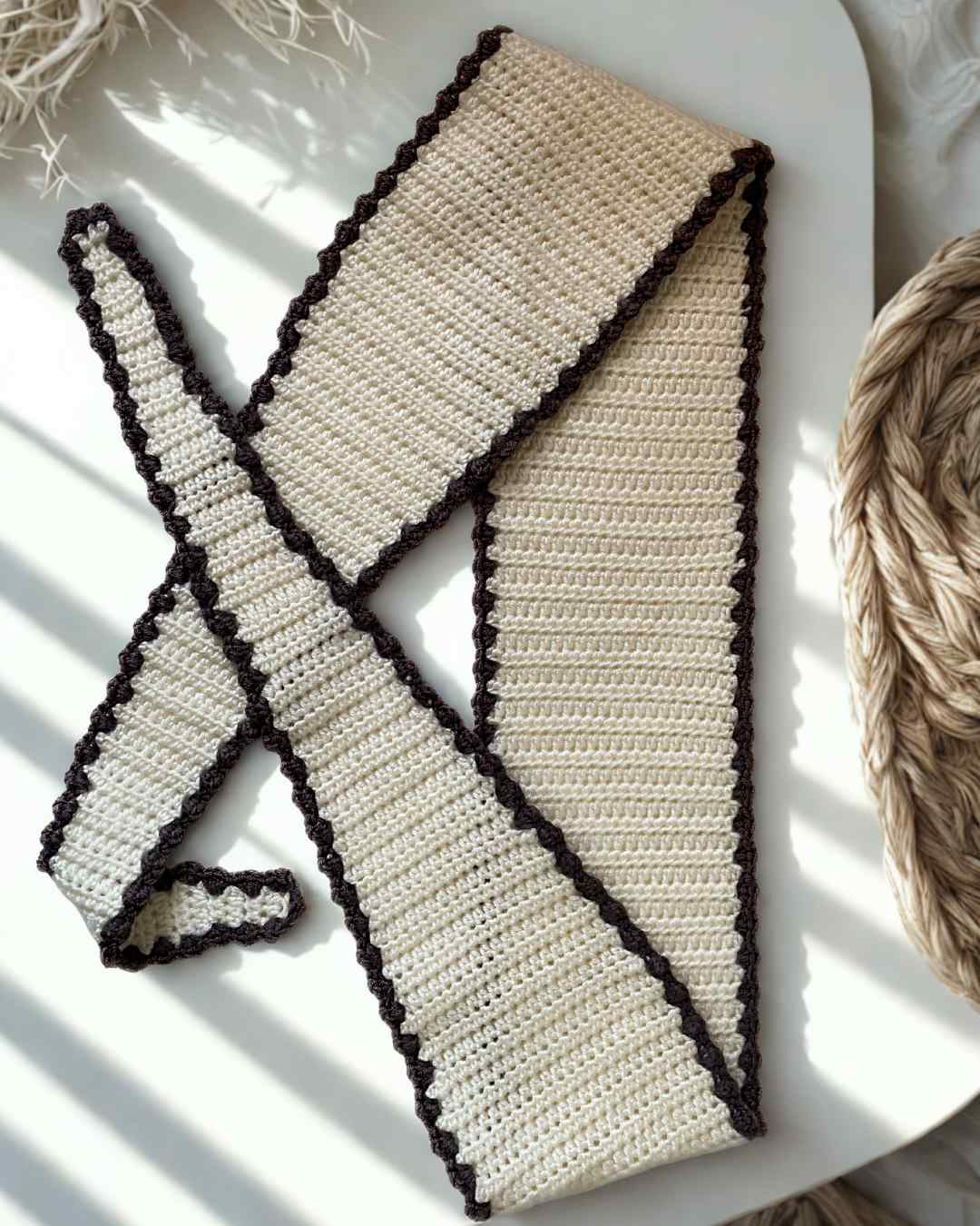 Hand-Crocheted Neck Scarf