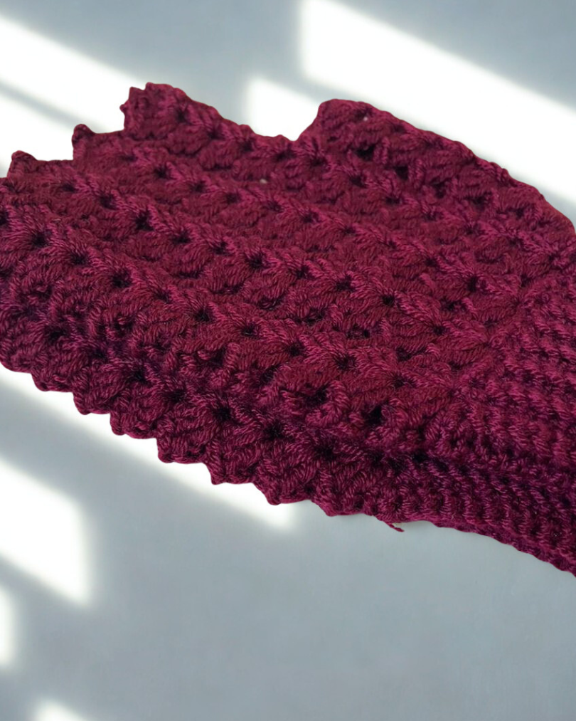 Scallop Fingerless Gloves