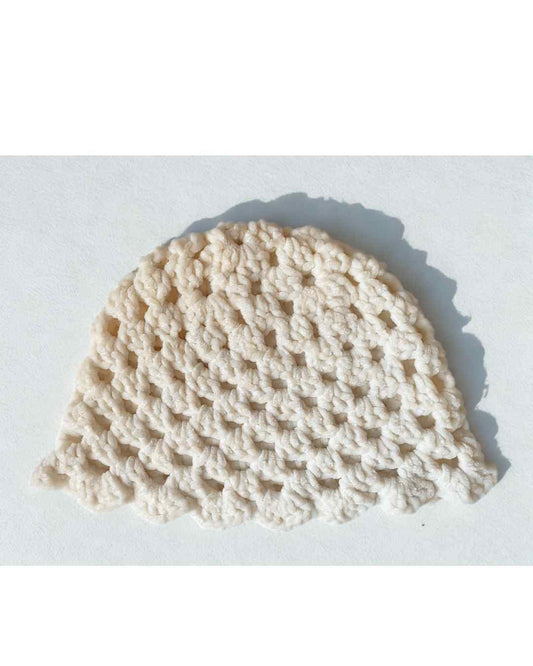 Chenille Crochet Beanie