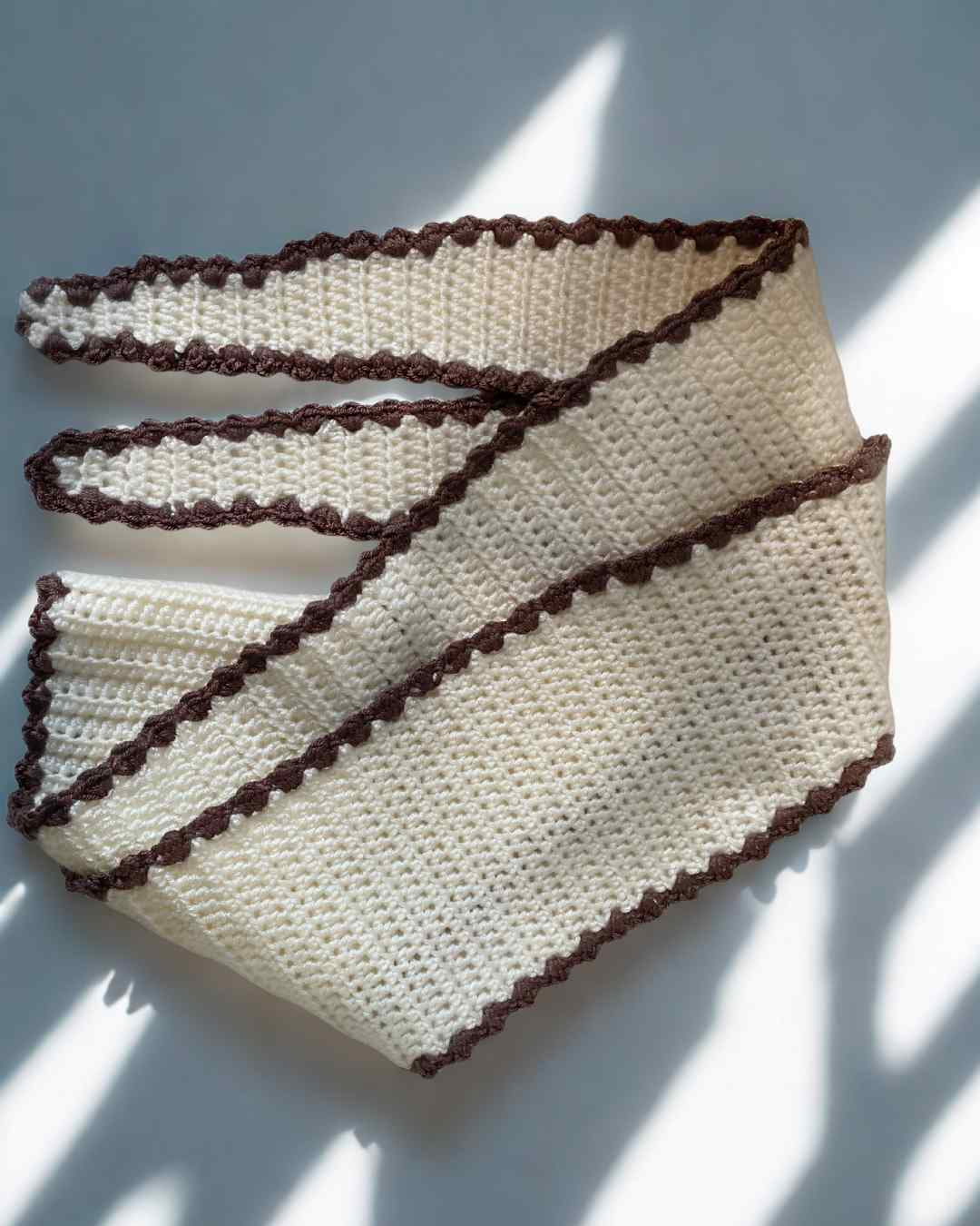 Hand-Crocheted Neck Scarf