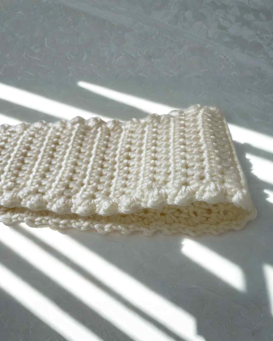 Hand-Crocheted Neck Scarf