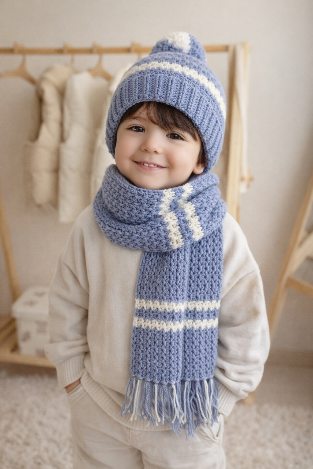 Blue cozy set